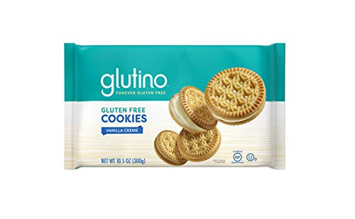 Gluten Free by Glutino Vanilla Creme Cookies Decadent Cookie105 Ounce