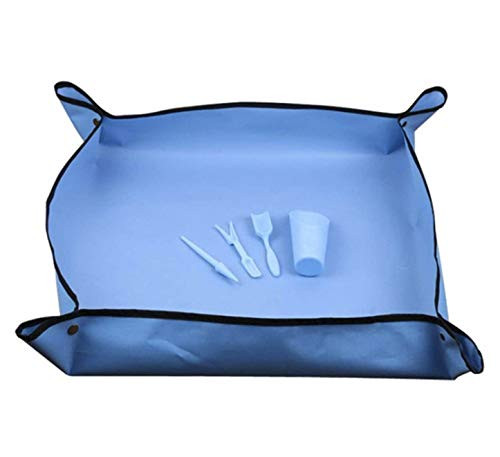 SGP Mini Garden Hand Tools Transplanting Tools Succulent Tools Miniature Planting Gardening Tool Set for Indoor Miniature Fairy Garden Plant Care 5 Piece Set Blue