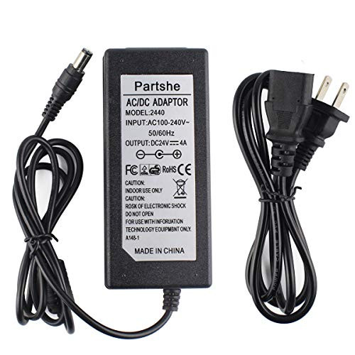 24V 4A AC Adapter Power Supply for Zebra ZP550 ZP450 GX420d GK420d GK420t GX420t GX430T GT810 HC100 Label Printer