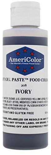 Americolor Soft Gel Paste Food Color 45Ounce Ivory