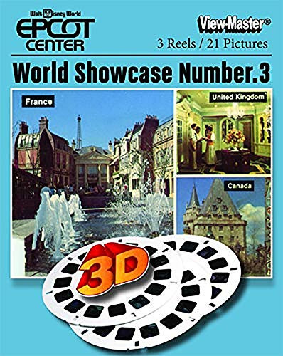 Walt Disney World  Epcot Center World Showcase No2  Classic ViewMaster  3Reel Set  Like New