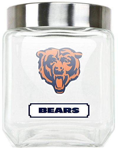 Duck House NFL Chicago Bears Glass Canister, Large
