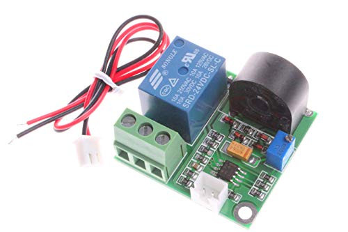 NOYITO 05A AC Current Detection Sensor Module Switch Output DC 24V Green