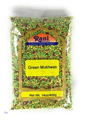 Rani Green Mukhwas Special Digestive Treat 14oz 400g ~ Vegan  Indian Candy Mouth Freshener