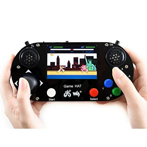 Game HAT with 480x320 35inch IPS Screen 60 Frame Make Your Own Classic Game Console Support Raspberry Pi AB2B3B3BZero W Onboard Speaker and Earphone Jack