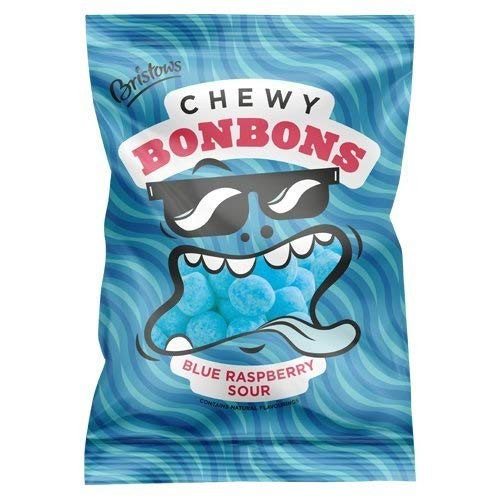 Bristows Chewy Blue Raspberry Bon Bons 150g Pack of 6