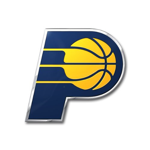 NBA Indiana Pacers Die Cut Color Automobile Emblem 325 x 325 Blue