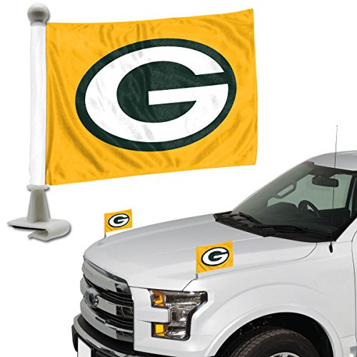 Promark NFL Green Bay Packers Flag Set 2Piece Ambassador Style Team Color One Size