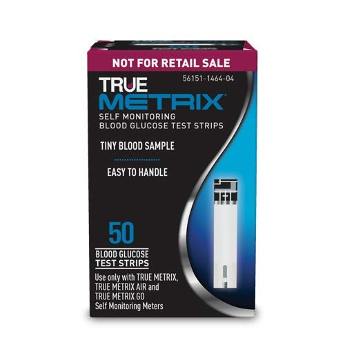 True Metrix Blood Glucose Test Strips 50 Count