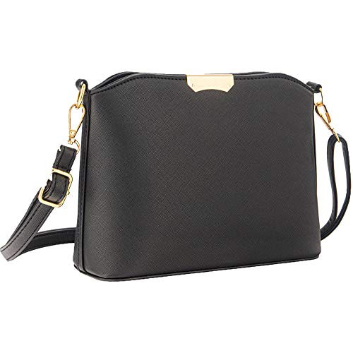 Aonet Crossbody Bags for Women Medium Crossbody Purses Leather Shoulder Bag With Adjustable Strap