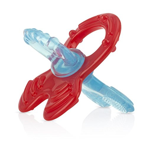 Nuby Chewbies Silicone Teether Blue Red