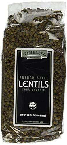 Certified 100 Organic French Style Lentils Montana Pack of 2 454 g 16 oz each