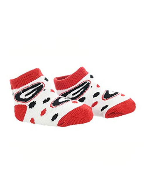 TCK Georgia Bulldogs Toddler Socks Low Cut Little Fan RedBlackWhite 2T4T