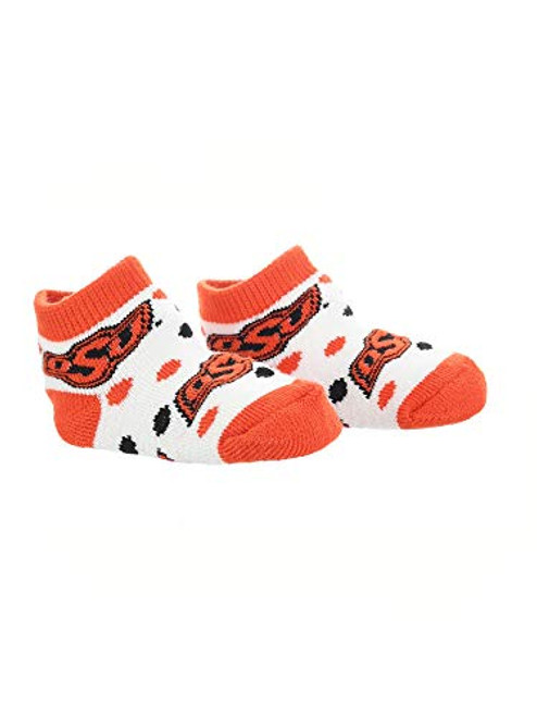 TCK Oklahoma State Cowboys Toddler Socks Low Cut Little Fan OrangeBlackWhite 2T4T