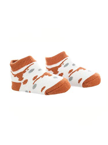 Texas Longhorns Toddler Socks Low Cut Little Fan Burnt OrangeWhite 2T4T