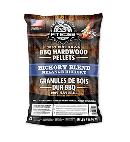 PIT BOSS 55436 BBQ Wood Pellets 40 lb Hickory