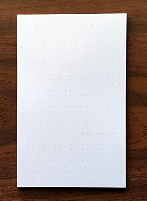 Dot Grid Note Pad 5 x 8 50 Sheets 14 Dot Spacing Heavyweight Paper