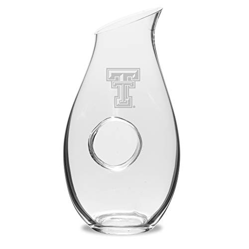 University Glass NCAA Texas Tech Red Raiders Festive Carafe Clear 5075 oz