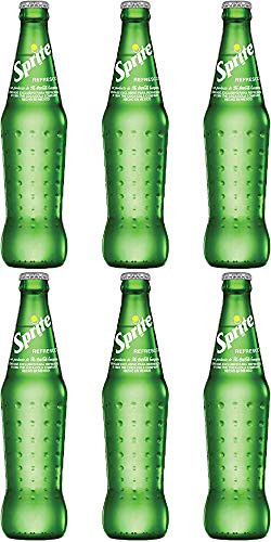 Mexican Sprite 12oz Glass Bottles Pack of 6 Total of 72 Oz