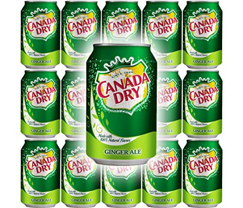 Canada Dry Ginger Ale 12oz Can Pack of 15 Total of 180 Oz