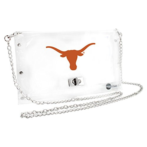 Littlearth NCAA Texas Longhorns Clear Envelope Purse