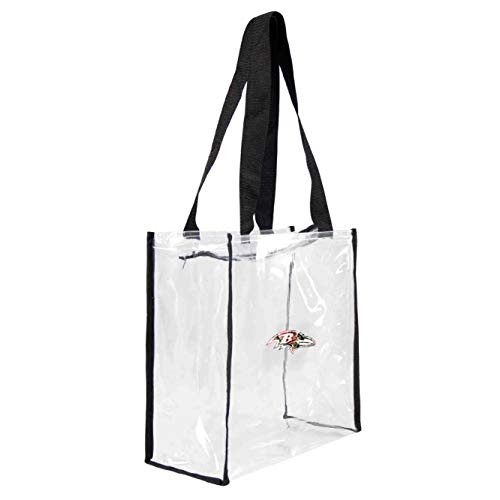 Littlearth NFL Baltimore Ravens Clear Square Stadium Tote