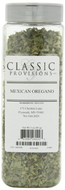 Classic Provisions Spices Oregano Mexican Whole 3 Ounce