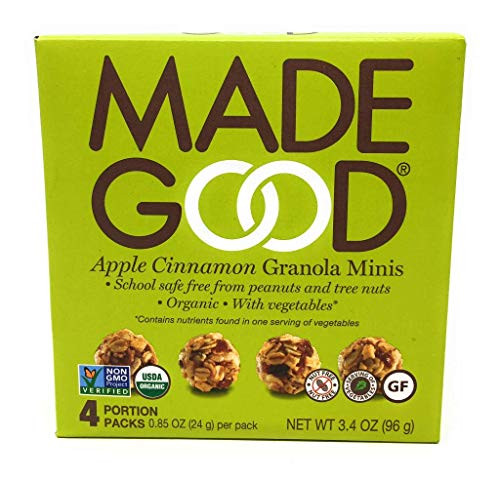 Made Good Granola Minis  Apple Cinnamon  Case of 6  34 oz