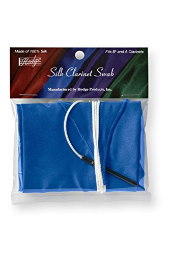 Hodge Silk Clarinet Swab  Blue