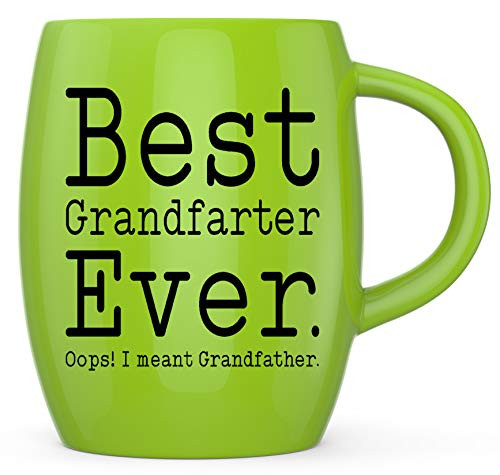 Funny Fathers Day Gifts for Grandpa Best Grandfarter Ever Worlds Best Grandfather Ever Christmas Birthday Novelty Gift from Grandson Granddaughter Ceramic Coffee Mug Tea Cup by Mug A Day Yellow Green Funny Fathers Day Gifts for Grandpa Best Grandfarter Ever Worlds Best Grandfather Ever Christmas Birthday Novelty Gift from Grandson Granddaughter Ceramic Coffee Mug Tea Cup by Mug A Day Yellow Green