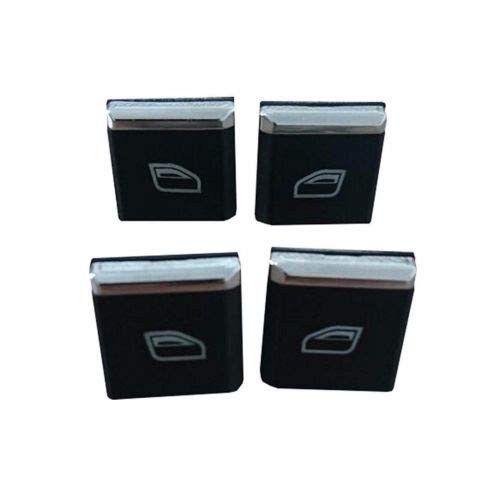 SKAD 4X Window Switch Button Cap Cover Replacement for Porsche Panamera 20102016 Porsche Cayenne 20112015 Porsche Macan 20152016