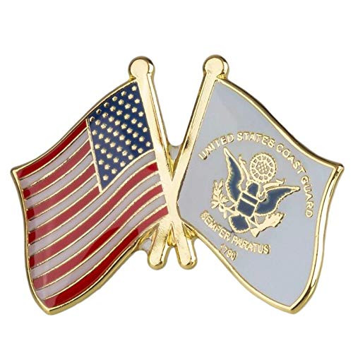 Backwoods Barnaby AmericanUnited States Coast Guard Crossed Friendship Flag Lapel Pin Backwoods Barnaby AmericanUnited States Coast Guard Crossed Friendship Flag Lapel Pin