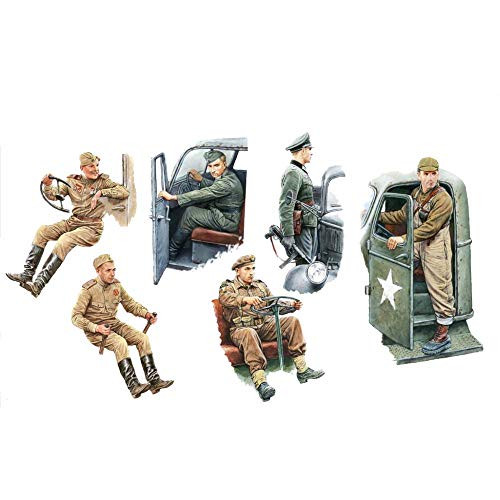 MiniArt 35042 World War II Drivers WWII Military Miniatures 135 Scale Model Kit MiniArt 35042 World War II Drivers WWII Military Miniatures 135 Scale Model Kit