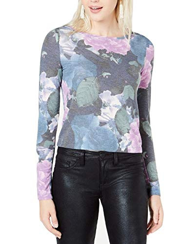 Bar III FloralPrint Top Red Size Medium