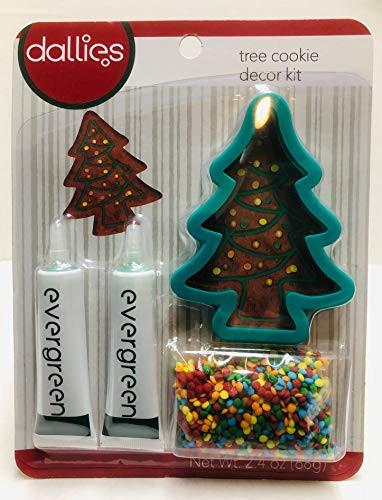Christmas Holiday Cookie and Baking Decorating Kits  Sugar Sprinkles Icing Cookie Cutter Sets Tree Multi Color