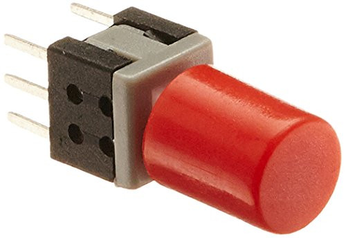 Uxcell 6 Pin DIP Push Button Tactile Tact Switch Lock w Cap