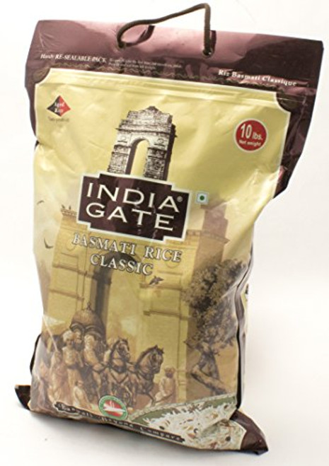 India Gate Basmati Rice Classic 10 lb White