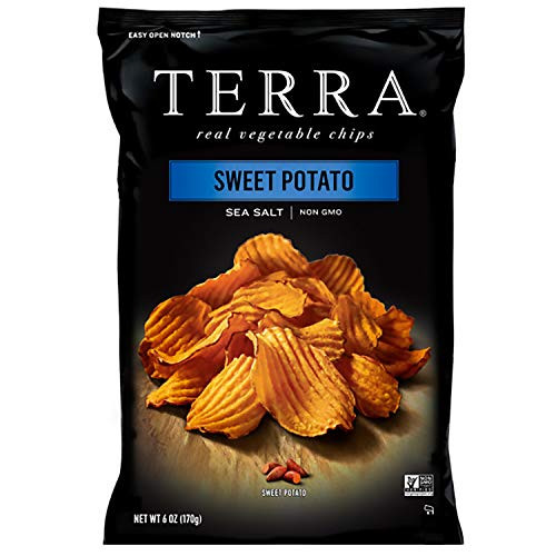 TERRA Sweet Potato Chips with Sea Salt 6 oz Pack of 12