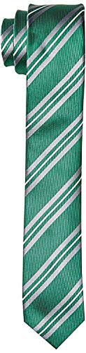 Harry Potter Thin Tie Striped Gryffindor Ravenclaw Hufflepuff Slytherin House Crest Necktie Neckwear Slytherin