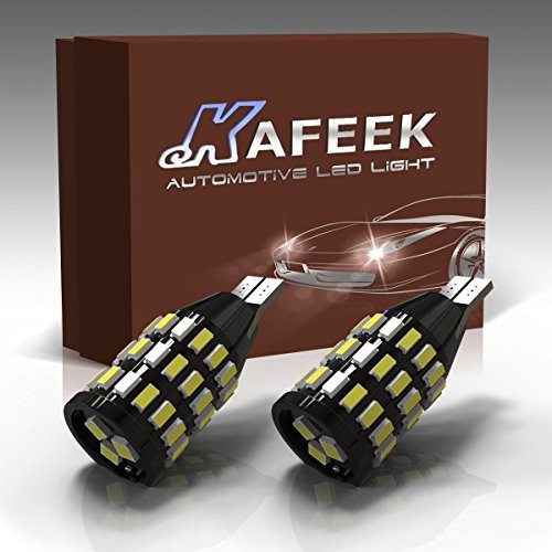 KAFEEK 2x Extremely Bright Canbus Error Free 921 912 W16W LED Bulbs For Backup Reverse Lights, Xenon White