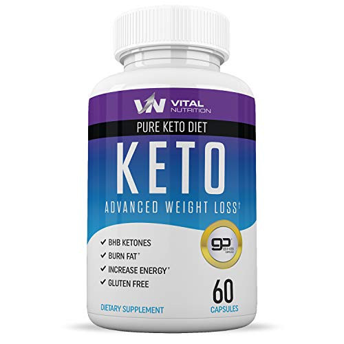 Pure Keto Diet Pills Ketosis Supplement to Burn Fat Fast Ketogenic Carb Blocker Best Keto Diet Pills for Women and Men Helps Boost Energy Metabolism 60 Capsules Pure Keto Diet Pills Ketosis Supplement to Burn Fat Fast Ketogenic Carb Blocker Best Keto Diet Pills for Women and Men Helps Boost Energy Metabolism 60 Capsules
