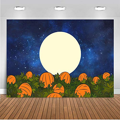 Mocsicka Pumpkin Patch Backdrop 7x5ft Halloween Party Decorations Banner Photography Background Thanksgiving Party Photo Booth Backdrops