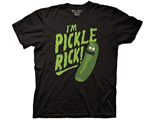 Ripple Junction Rick and Morty Im Pickle Rick Adult TShirt 2XL Black