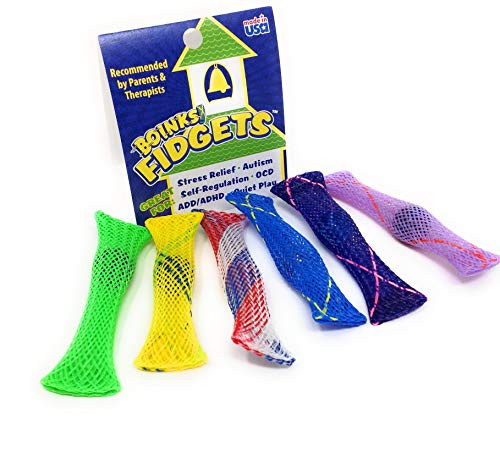 Boinks Fidgets  Sensory Fidget Toy for Focus and To Relieve Anxiety Stress Nylon Mesh With Marble for Adults and Children