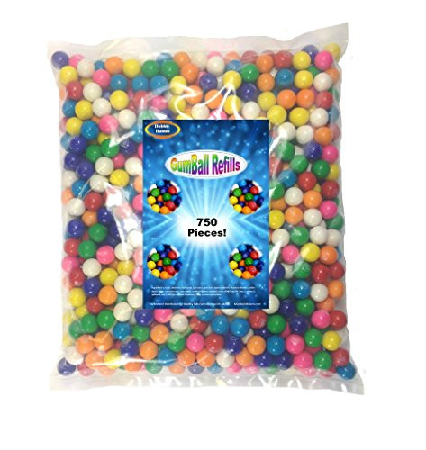 750 Assorted Dubble Bubble 12  Gumballs