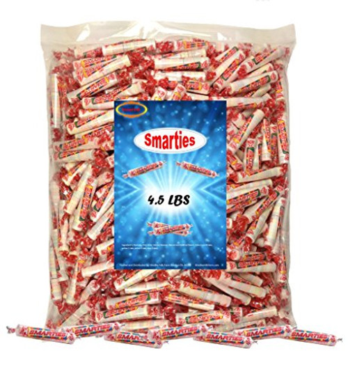 Smarties Original 45 lbs Assorted Flavor Candy Rolls