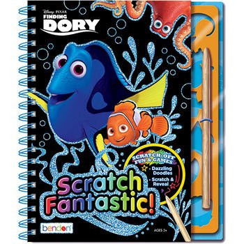 DDI 1980767 Disney Finding Dory Scratch Fantastic Activity Book Case of 12
