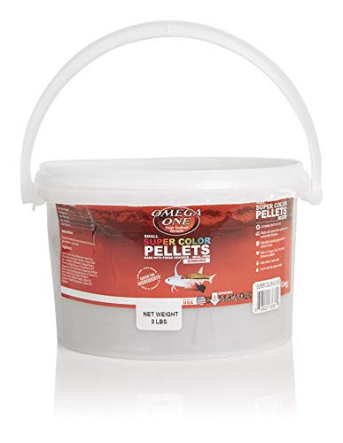 Omega One Super Color Sinking Pellets 2mm Pellets 3 lb Bucket
