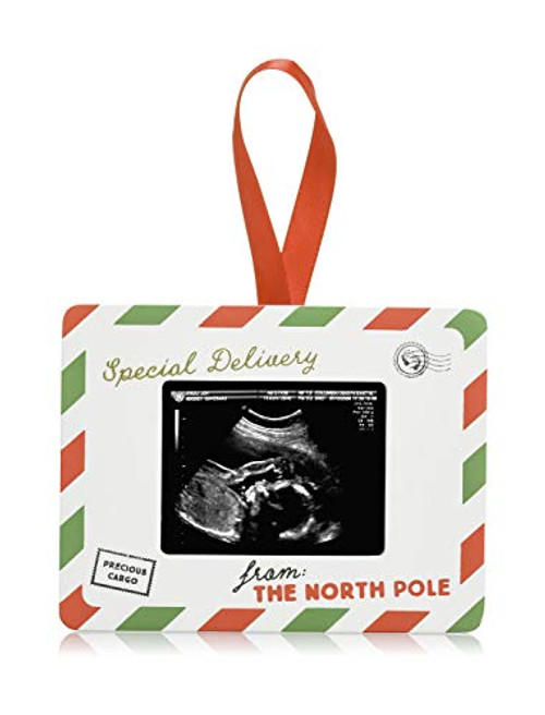 Pearhead Special Delivery Sonogram Christmas Ornament Ultrasound Frame Perfect New Baby Holiday Gift for Parents to Be Pearhead Special Delivery Sonogram Christmas Ornament Ultrasound Frame Perfect New Baby Holiday Gift for Parents to Be