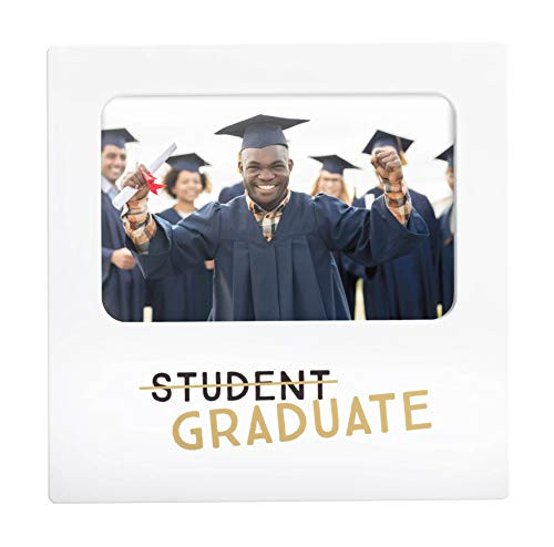 Kate  Milo Graduate Keepsake Photo Frame Grad Gifts Graduation Decorations 2020 White